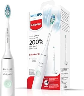 Escova de Dente Elétrica Philips Colgate SonicPro 10 | Recarregável e bivolt