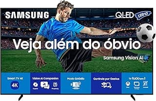 Samsung Vision AI TV 65" QLED Ultra 4K Q7F 2025, Pontos Quânticos, Processador com AI, Art Store, Alexa