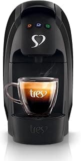 3 Corações TRES Cafeteira Espresso e Multibebidas Luna Preta - 220v