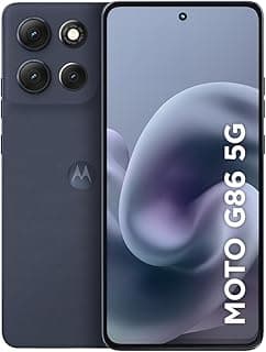 Smartphone Motorola Moto g86 5G - 256GB 8GB RAM+16GB Ram Boost Tela 1.5K pOLED, 50MP Sony camera OIS Moto AI, videos em 4K, IP68 + IP69 - Grafite