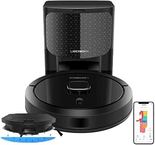 Robô Aspirador Liectroux G7 4 em 1 Aspira Varre Passa Pano Base Autolimpante Com Aplicativo Compatível Com Alexa e Google Mapeamento Inteligente Salva os Mapas