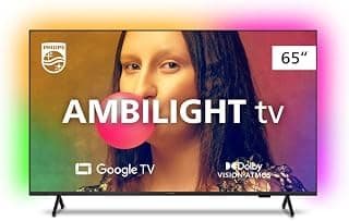 PHILIPS, Smart TV, Ambilight 65" 4K, 65PUG7908/78, Google TV, Comando de Voz, HDR, Dolby, VRR, ALLM