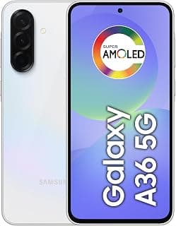 Celular Samsung Galaxy A36 5G 256GB, 8GB RAM, Recursos AI (Branco)