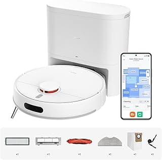ROBÔ ASPIRADOR DE PÓ INTELIGENTE XIAOMI H40 COM BASE DE AUTOLIMPEZA 220V, BRANCO (XM879BRA)