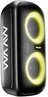 WAAW by ALOK Caixa de Som INFINITE 100 Bluetooth, Tipo Torre, Até 14h de Autonomia, 4 Alto-Falantes, TWS, 100W RMS