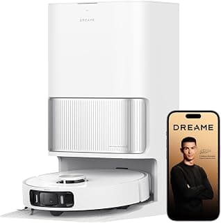 DREAME L40 Ultra AE Robô Aspirador e Mopa, Sucção 19.000Pa, Caixa de Poeira Autoesvaziável, Mopa Flexível com Lavagem Automática 75°C, Amigo dos Pets, App/Voz(Alexa/Google/Siri), 127v